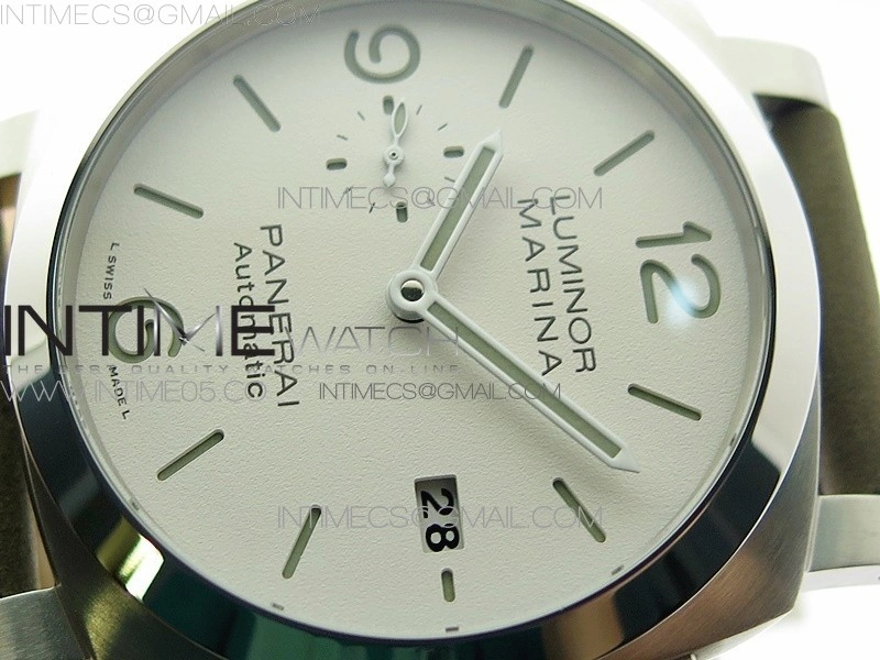 PAM1314 VSF 1:1 Best Edition White Dial on Brown Leather Strap P.9000 Super Clone